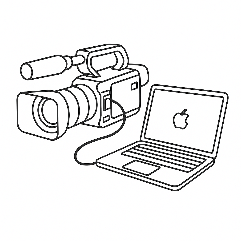 Video Camera and Laptop Connection